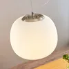 Lindby Pendelleuchte Ginevra, Ø 38 cm, weiß, Glas, E27 Produktbild-Vorschau 2