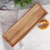 Servierbrett aus Holz auf Füßen 55x18 cm Produktbild-Vorschau 3