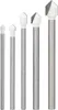 A set of five drill bits for ceramic tiles, arranged vertically against a white background. Podgląd zdjęcia produktu