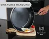 DIVORY Edelstahl Pfanne 20 cm Induktion I Antihaft Produktbild-Vorschau 7