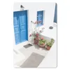 MuchoWow® Mauspad Mousepad Architektur - Blau - Weiß - Tür Produktbild-Vorschau 1