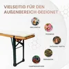 TexDeko Bierbankauflage 220x25x4cm mit Reißverschluss Creme Produktbild-Vorschau 6