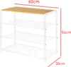 Policový regál na topánky 4-násobný 60x30x56cm BRUNBESTE Náhľad obrázku produktu 3