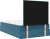 Eleganten-Stil Ottoman-Bett mit Matratzen Dunkelblau Produktbild-Vorschau 8