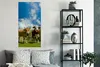 MuchoWow® Poster Kühe - Sonne - Landschaft 60x120 cm - Produktbild-Vorschau 4