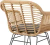 Gartenstuhl PARAMO aus Polyrattan - moderner Esszimmerstuhl Produktbild-Vorschau 4