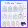 8pcs Silikonform Weihnachten,Silikonform Haus,Geeignet zum Produktbild-Vorschau 6