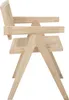 SIT Möbel Armlehnstuhl mit Rattan-Sitzfläche | gepolsterter Produktbild-Vorschau 3