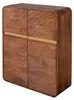 riess-ambiente Highboard MONZA 100cm braun gold massives Produktbild-Vorschau 12