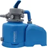A blue and gray sand filter system for a pool, shown against a white background. Produktbild-Vorschau