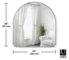 1017061-378 - HUBBA Gewölbter Wandspiegel, 86 x 91 cm, Produktbild-Vorschau 5