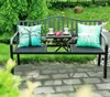 Metall-Gartenbank mit integriertem Klapptisch 3-Sitzer Produktbild-Vorschau 4