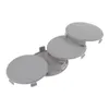 4X 68mm Nabenkappen Felgen Deckel Radnaben Kappen Grau Produktbild-Vorschau 6