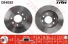 2x TRW Bremsscheibe DF4032 für HYUNDAI SANTAMO für KIA Produktbild-Vorschau 1