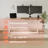 AREBOS Schreibtischgestell elektrisch höhenverstellbar Weiß Produktbild-Vorschau 3