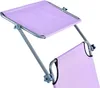 BELIANI Gartenliege Violett Stahl mit Sonnendach Produktbild-Vorschau 9