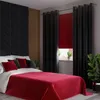VELVI Tagesdecke 170x210cm - intensives Rot mit Produktbild-Vorschau 3