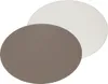 FREEFORM DUO - Platzset oval, Taupe/Weiß Produktbild-Vorschau 1