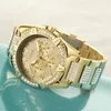 Guess Herrenuhr W0799G2 CYRKONIE gold Produktbild-Vorschau 5