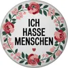 Ich hasse Menschen Blumensprache Magnet mit Flaschenöffner Produktbild-Vorschau 1