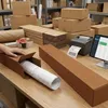 KAPAK Quadratische Versandhülse Kraft 110x100x640 mm Produktbild-Vorschau 3