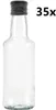MONOPOL-Glasflasche 0,2 l klar/transparent 35 Stück Produktbild-Vorschau 1