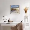 Gerahmtes Poster - Rahmen in heller Eiche - Sand Gras Meer Produktbild-Vorschau 6