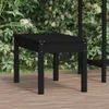 vidaXL Zahradní lavice černá 80x44x45 cm z masivního Náhled obrázku produktu 2