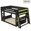 Merax Gaming Etagenbett 140x200 cm, Hochbett mit Produktbild-Vorschau 7