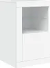 vidaXL Sideboard avec lampes LED blanc 123x37x67 cm Voir les images du produit 10