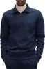 Hugo Boss Pullover Stehkragen dunkelblau einfarbig Produktbild-Vorschau 14