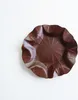 Flexible Hanji-Papierschale Lotusblatt (S) Braun Produktbild-Vorschau 1