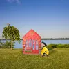 Relaxdays Feuerwehr Kinderzelt, großes Kinderspielzelt für Produktbild-Vorschau 5