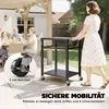 Outsunny Grillwagen 2-Etagen Grilltisch mit Produktbild-Vorschau 6