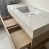 Lavabo con venature del legno, mobile sottolavabo in pietra Anteprima dell’immagine prodotto 8