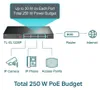 TP-Link TL-SL1226P 26-Port 10/100Mbps PoE+ Switch Produktbild-Vorschau 2