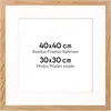 Cornice FRAMAI® 40x40 cm color rovere – con passe-partout – Anteprima dell’immagine prodotto 1