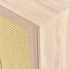 Merax komoda kredens, regulowane półki, rattanowe szafki do Podgląd zdjęcia produktu 7