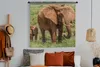 MuchoWow® Wandteppich Wandbehang Elefantenbaby mit seiner Produktbild-Vorschau 4