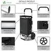 VOUNOT® 2 Räder Einkaufstrolley Klappbar mit 50L Produktbild-Vorschau 8