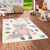 Kinderteppich Trendline Pastell Fuchs Beige Rosa, Produktbild-Vorschau 1