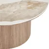 Couchtisch >Athens< in weiss / Dunkelbraun, Keramik, Voir les images du produit 4
