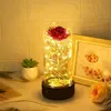 Rose im Glas Musik Rotierende Dekorative Lichter Produktbild-Vorschau 4