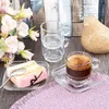 Tasse Glastasse Kaffeetasse Espressotasse mit Untertasse Produktbild-Vorschau 3