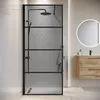 Duschwand Essos 90 x 200cm - Grauglass - Glas Produktbild-Vorschau 2