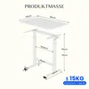 FLEXISPOT Gasfeder Höhenverstellbarer Schreibtisch 80×50 cm Produktbild-Vorschau 4