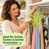 Schalbügel Kleiderbügel 1 Stück – Optimaler Tuchhalter für Produktbild-Vorschau 9