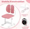 Dětská židle k psacímu stolu COSTWAY, výškově nastavitelná Náhled obrázku produktu 6