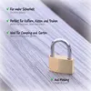 com-four® 5x Mini Gepäck-Vorhängeschloss - Gepäckschloss Produktbild-Vorschau 3