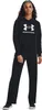 A woman wearing a black Under Armour hoodie and pants. Produktbild-Vorschau
